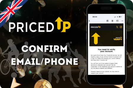 PricedUP Confirm Email