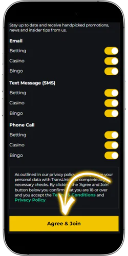 PricedUP Choose notification