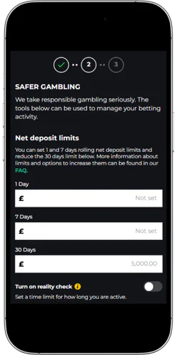 PricedUP Deposit Limits